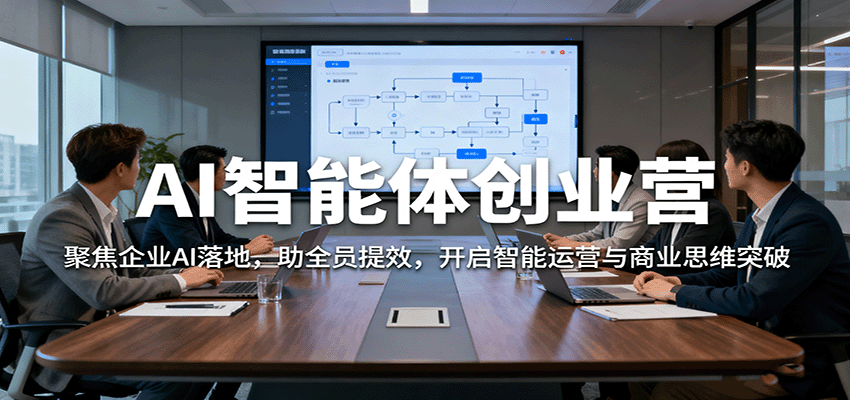 AI智能体创业营：聚焦企业AI落地，助全员提效，开启智能运营与商业思维突破-第1张图片-我要自学网