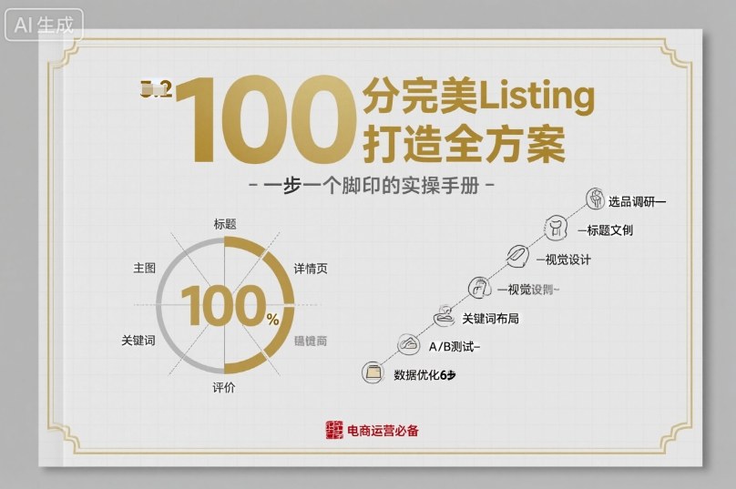 100分完美Listing打造全方案，想要完美listing必须是需要一步一个脚印的-第1张图片-我要自学网