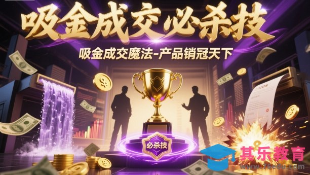 吸金成交必杀技,吸金成交魔法-产品销冠天下-第1张图片-我要自学网 吸金成交必杀技,吸金成交魔法-产品销冠天下-第1张图片-我要自学网