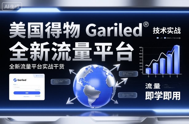 美国得物Gariled技术实战，全新流量平台​实战干货，即学即用-第1张图片-我要自学网