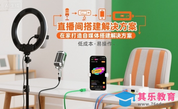 直播间搭建解决方案,在家打造自媒体搭建解决方案-第1张图片-我要自学网 直播间搭建解决方案,在家打造自媒体搭建解决方案-第1张图片-我要自学网