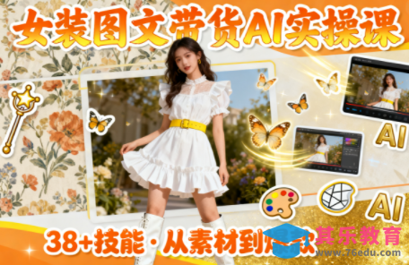 女装图文带货的AI实操课-第1张图片-我要自学网 女装图文带货的AI实操课-第1张图片-我要自学网