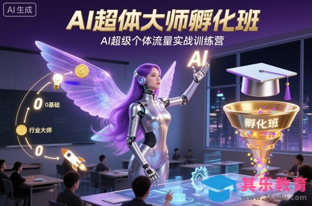 AI超体大师孵化班，AI超级个体流量实战训练营-第1张图片-我要自学网