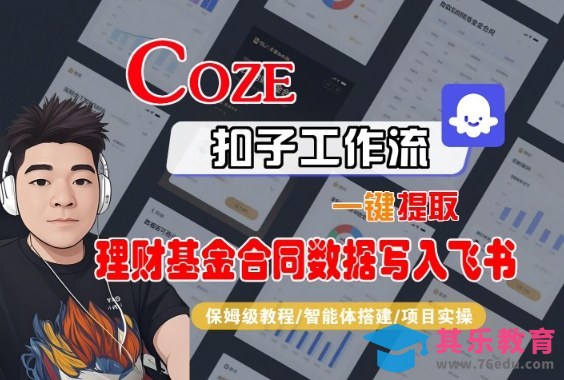 Coze扣子智能体工作流一键提取理财基金合同数据写入飞书,全流程保姆级教学-第1张图片-我要自学网 Coze扣子智能体工作流一键提取理财基金合同数据写入飞书,全流程保姆级教学-第1张图片-我要自学网