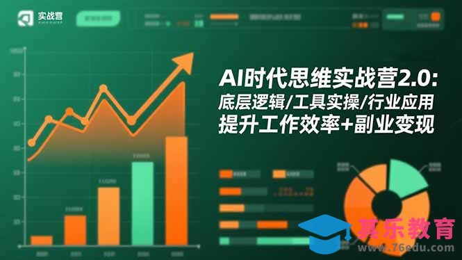 AI时代思维实战营2.0:底层逻辑/工具实操/行业应用 提升工作效率+副业变现-第1张图片-我要自学网 AI时代思维实战营2.0:底层逻辑/工具实操/行业应用 提升工作效率+副业变现-第1张图片-我要自学网