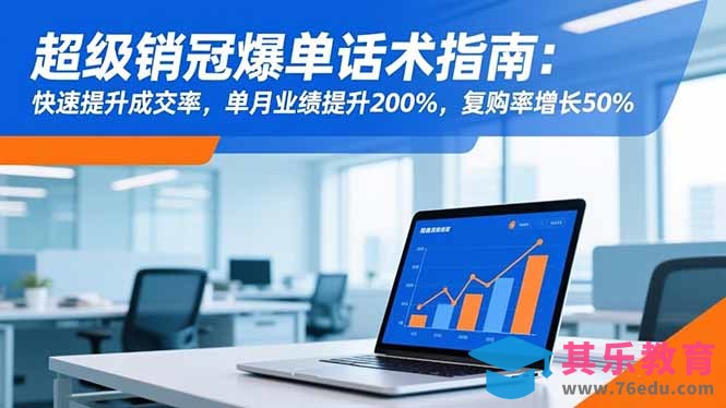 超级销冠爆单话术指南:快速提升成交率,单月业绩提升200%,复购率增长50%-第1张图片-我要自学网 超级销冠爆单话术指南:快速提升成交率,单月业绩提升200%,复购率增长50%-第1张图片-我要自学网