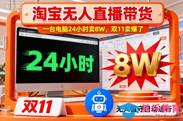 淘宝无人直播带货,一台电脑214小时卖8W,双11卖爆了【揭秘】-第1张图片-我要自学网 淘宝无人直播带货,一台电脑214小时卖8W,双11卖爆了【揭秘】-第1张图片-我要自学网
