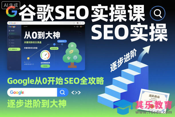谷歌SEO实操课，Google从0开始SEO全攻略，逐步进阶到大神-第1张图片-我要自学网