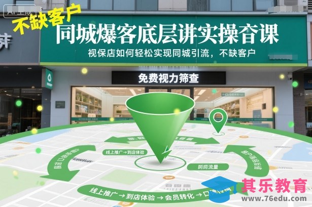 同城爆客底层实操课，视保店如何轻松实现同城引流，不缺客户！-第1张图片-我要自学网