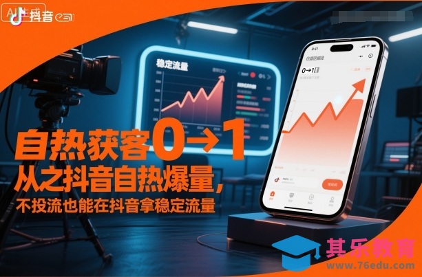 自热获客从0到1之抖音自热爆量，不投流也能在抖音拿稳定流量-第1张图片-我要自学网