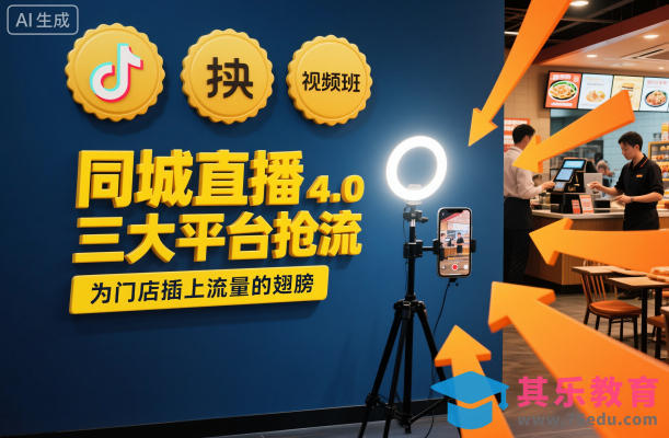 同城直播实操班4.0,三大平台抢流,为门店插上流量的翅膀-第1张图片-我要自学网 同城直播实操班4.0,三大平台抢流,为门店插上流量的翅膀-第1张图片-我要自学网