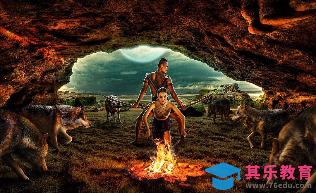 PS-远古战狼[平面设计视频教程][海报设计MP4高清全集 ]-第1张图片-我要自学网