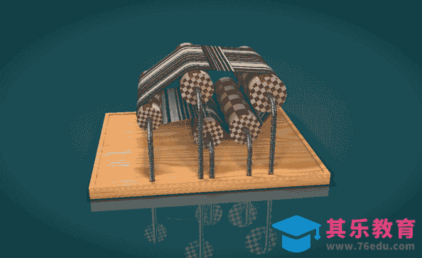 C4D-布料传送带动效[虎课网C4D设计视频教程][产品数码建模MP4教程全集 ]-第1张图片-我要自学网