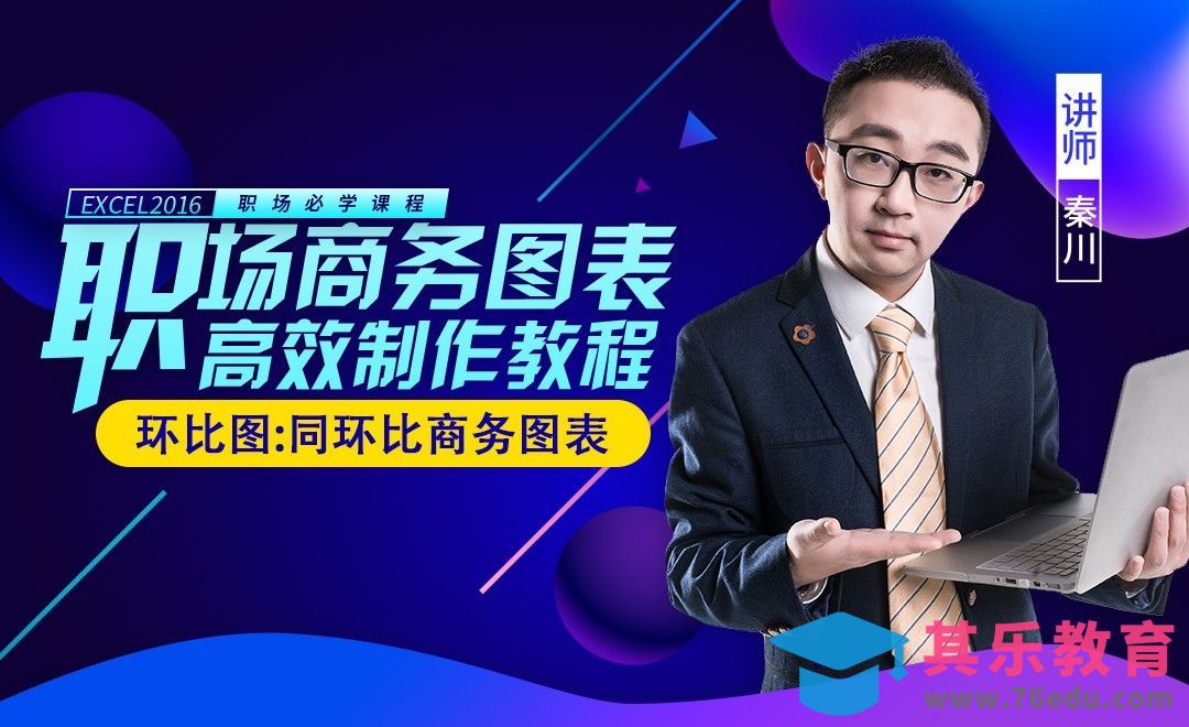 Excel2016-环比图-同环比商务图表实例[虎课网办公职场视频教程][办公职场教程全集MP4 ]-第1张图片-我要自学网