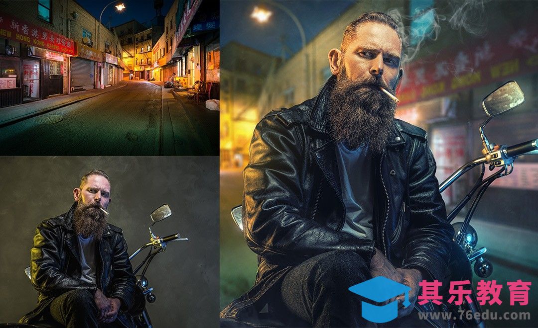 PS-棚拍人像与街景高级合成[虎课网最新视频教程][免费高清MP4教程全集 ]-第1张图片-我要自学网