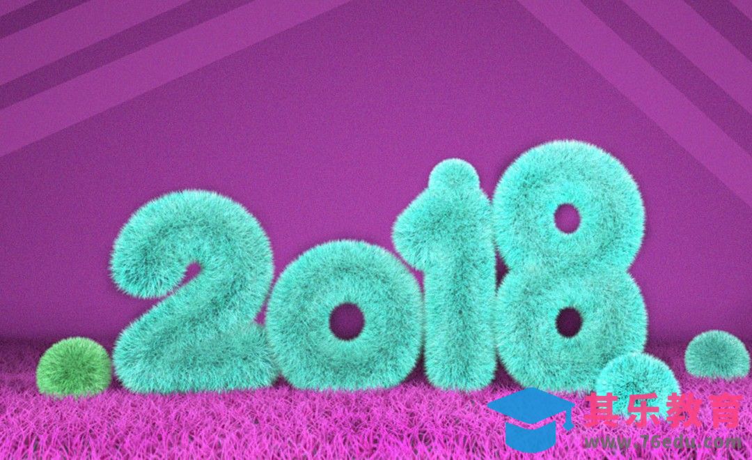 C4D+PS-毛绒质感2018[虎课网C4D设计视频教程][产品数码建模MP4教程全集 ]-第1张图片-我要自学网