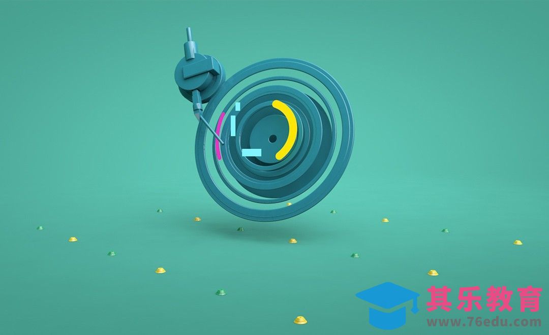 C4D-留声机造型设计[虎课网C4D设计视频教程][产品数码建模MP4教程全集 ]-第1张图片-我要自学网