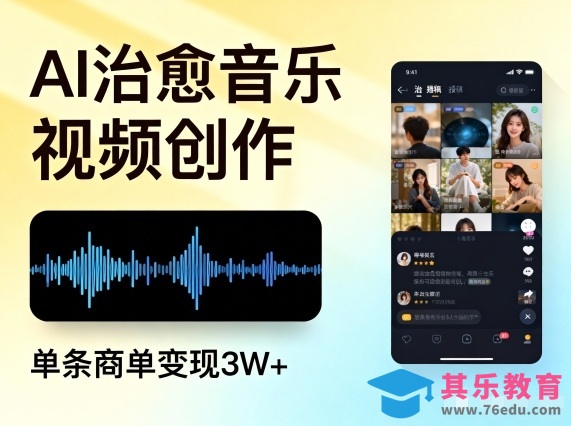 AI做治愈音乐视频,多平台投稿,单条商单变现3W+-第1张图片-我要自学网 AI做治愈音乐视频,多平台投稿,单条商单变现3W+-第1张图片-我要自学网