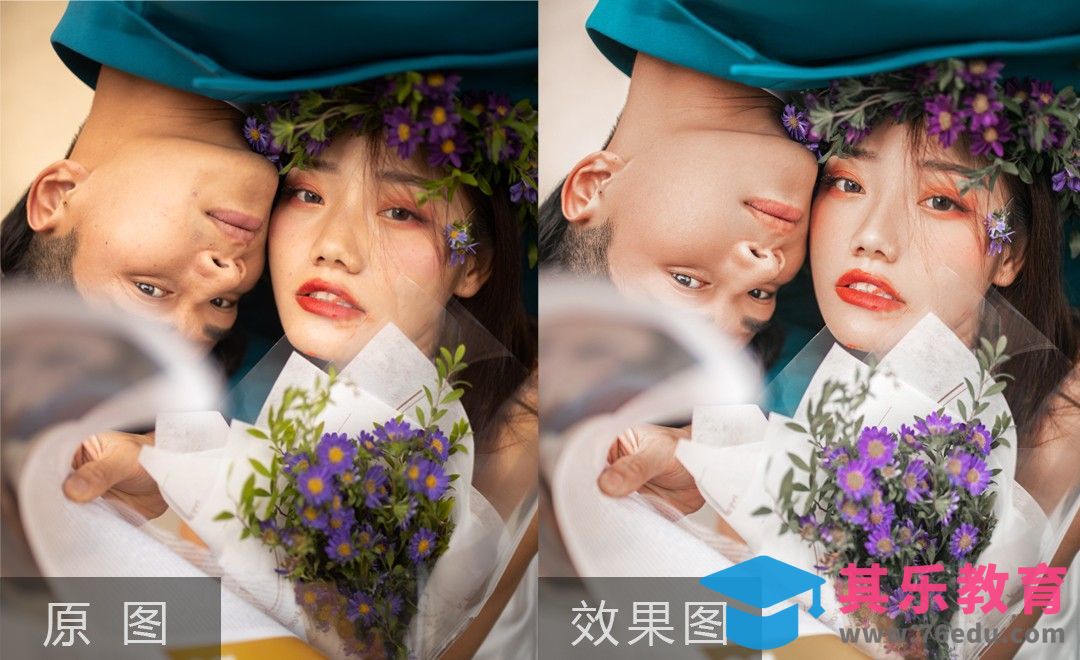 PS-增强人像层次-情侣照精修[虎课网手机摄影入门视频教程][MP4产品摄影教程全集 ]-第1张图片-我要自学网