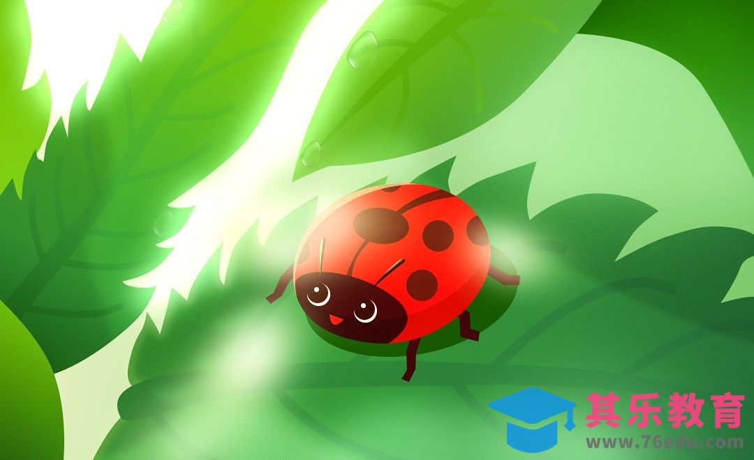 PS-板绘插画-光感画面的塑造-趣味瓢虫[虎课网绘画插画视频教程][ipad商业插画MP4教程全集 ]-第1张图片-我要自学网