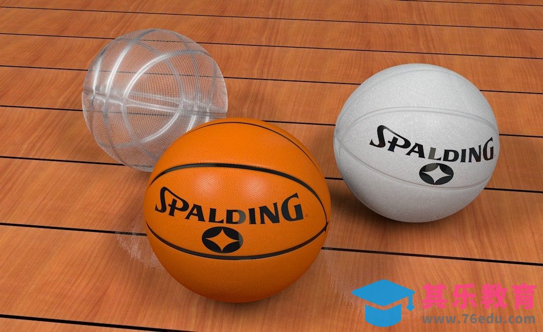 C4D-篮球实物建模[虎课网C4D设计视频教程][产品数码建模MP4教程全集 ]-第1张图片-我要自学网