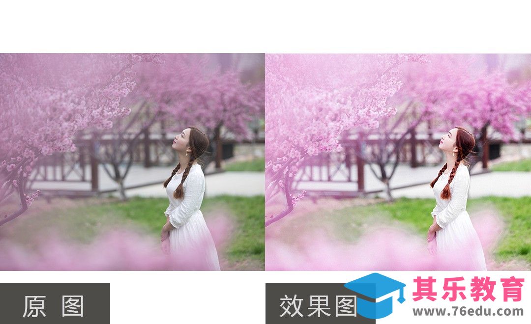 PS-唯美桃花少女后期制作[虎课网手机摄影入门视频教程][MP4产品摄影教程全集 ]-第1张图片-我要自学网