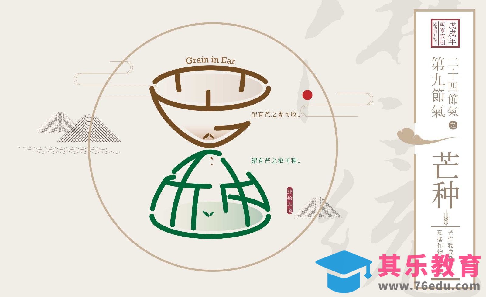 AI-创意海报设计-24节气芒种[平面设计视频教程][海报设计MP4高清全集 ]-第1张图片-我要自学网