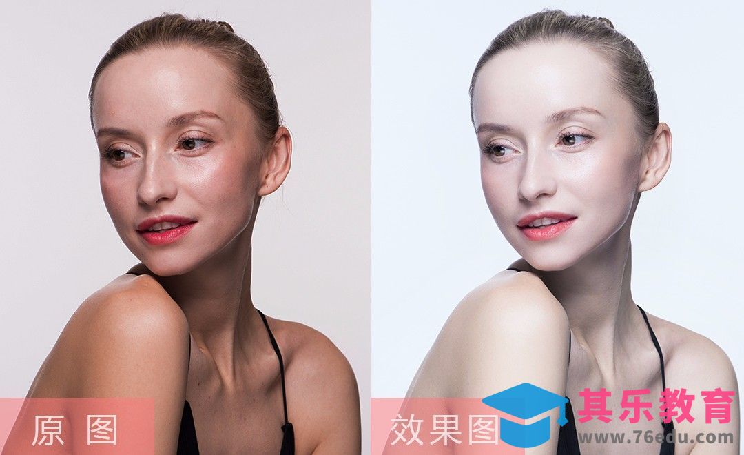 PS-白皙女模特精修[虎课网手机摄影入门视频教程][MP4产品摄影教程全集 ]-第1张图片-我要自学网