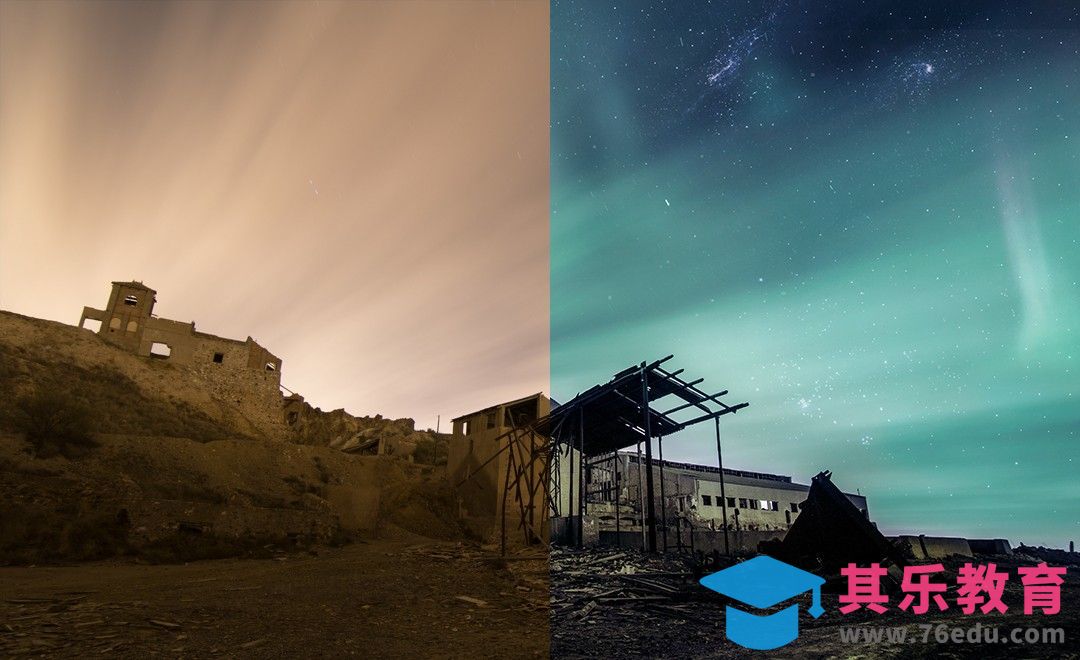 PS-风光图后期极光星空打造[虎课网手机摄影入门视频教程][MP4产品摄影教程全集 ]-第1张图片-我要自学网