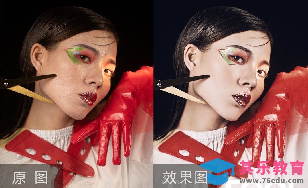 PS-人像质感高级白调色教程[虎课网手机摄影入门视频教程][MP4产品摄影教程全集 ]-第1张图片-我要自学网