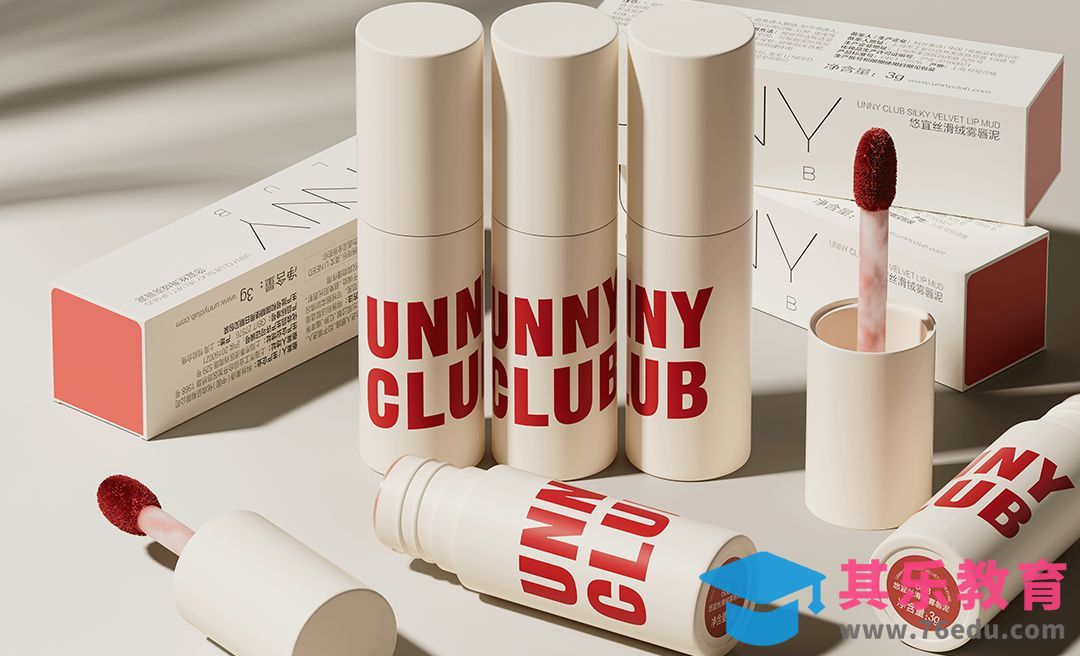 C4D+OC美妆唇泥产品建模及场景渲染[虎课网C4D设计视频教程][产品数码建模MP4教程全集 ]-第1张图片-我要自学网