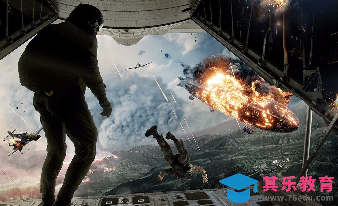 PS-空中危机-战争合成[平面设计视频教程][海报设计MP4高清全集 ]-第1张图片-我要自学网