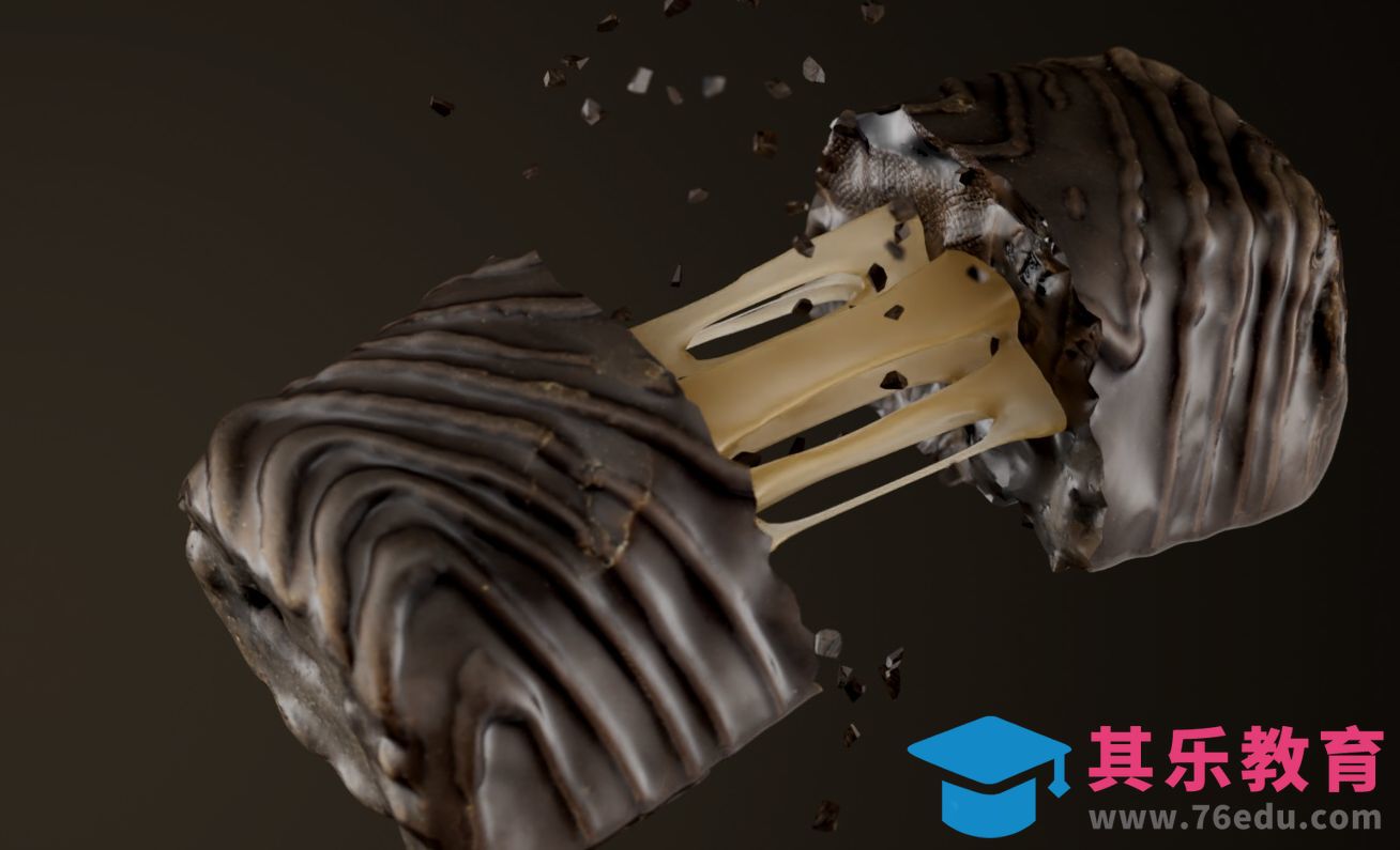 C4D食品动画-果酱拉长效果[虎课网C4D设计视频教程][产品数码建模MP4教程全集 ]-第1张图片-我要自学网