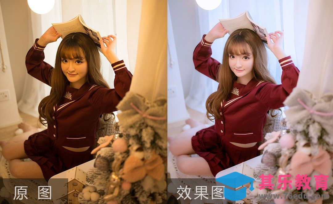 PS+LR-欠曝光室内可爱清新人像后期修图[虎课网手机摄影入门视频教程][MP4产品摄影教程全集 ]-第1张图片-我要自学网