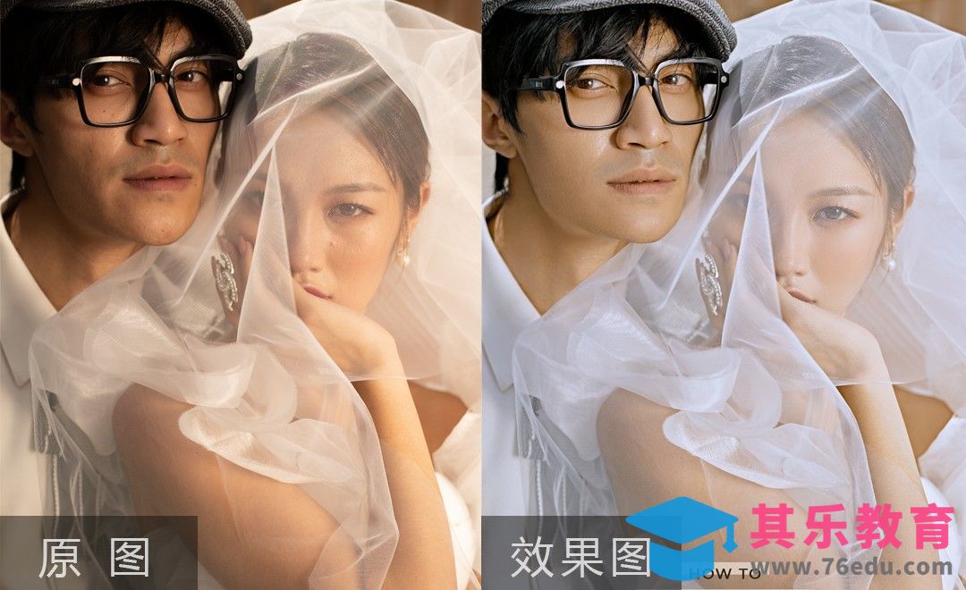 PS-柔调婚纱人像轻对比加色详解[虎课网手机摄影入门视频教程][MP4产品摄影教程全集 ]-第1张图片-我要自学网