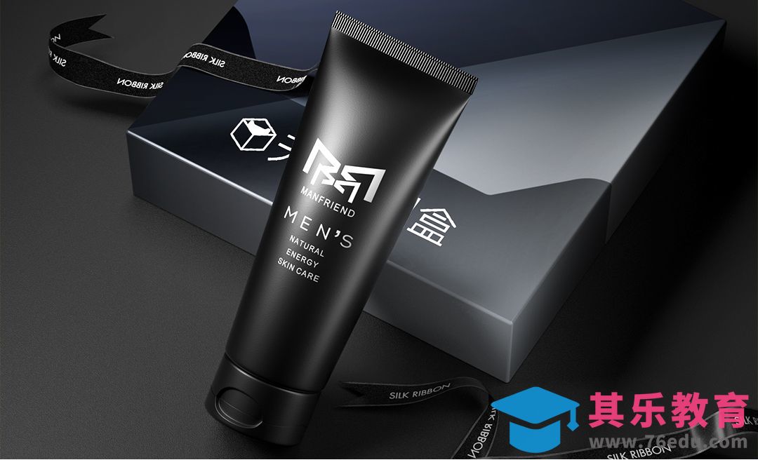 C4D+OC-黑色男士洗面奶场景建模[虎课网C4D设计视频教程][产品数码建模MP4教程全集 ]-第1张图片-我要自学网