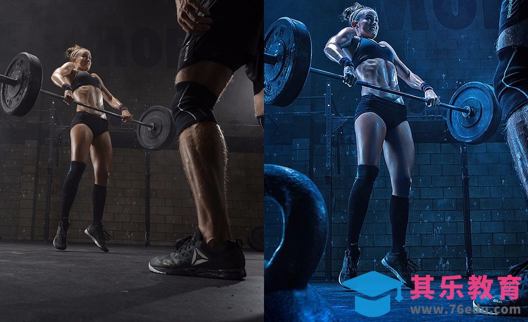 PS-如何快速打造冷调运动人像后期教程[虎课网手机摄影入门视频教程][MP4产品摄影教程全集 ]-第1张图片-我要自学网