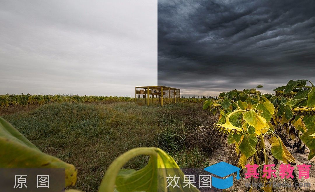 PS+LR-乌云密布的风光片后期处理[虎课网手机摄影入门视频教程][MP4产品摄影教程全集 ]-第1张图片-我要自学网