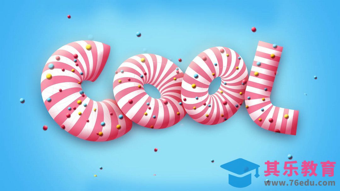 AI+PS-甜甜圈COOL[虎课网平面设计视频教程][字体设计教程MP4高清全集 ]-第1张图片-我要自学网