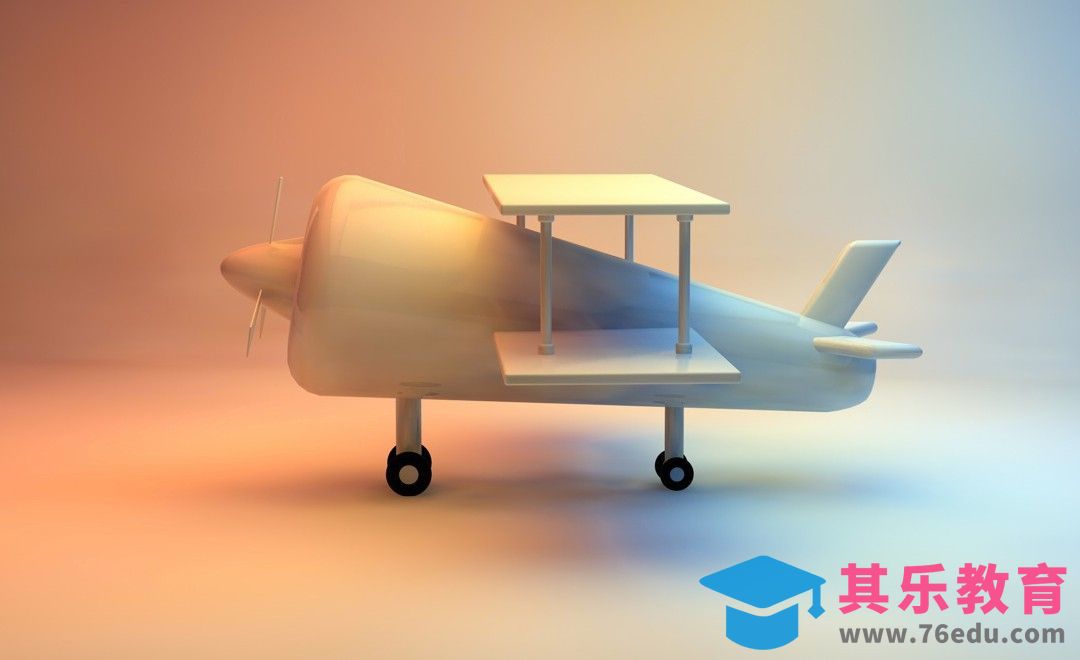 C4D-飞机模型建模渲染[虎课网C4D设计视频教程][产品数码建模MP4教程全集 ]-第1张图片-我要自学网