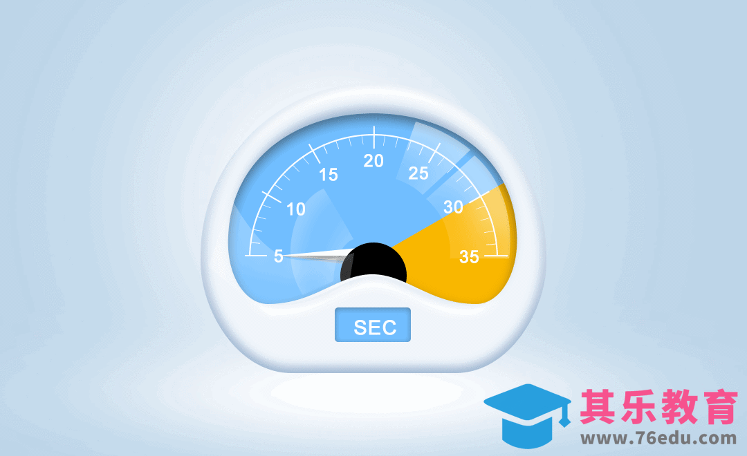 PS-动态记时器图标设计[虎课网UI设计视频教程][UI设计教程全集MP4 ]-第1张图片-我要自学网