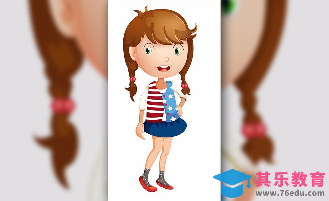 PS-鼠绘插画-女孩[虎课网绘画插画视频教程][ipad商业插画MP4教程全集 ]-第1张图片-我要自学网