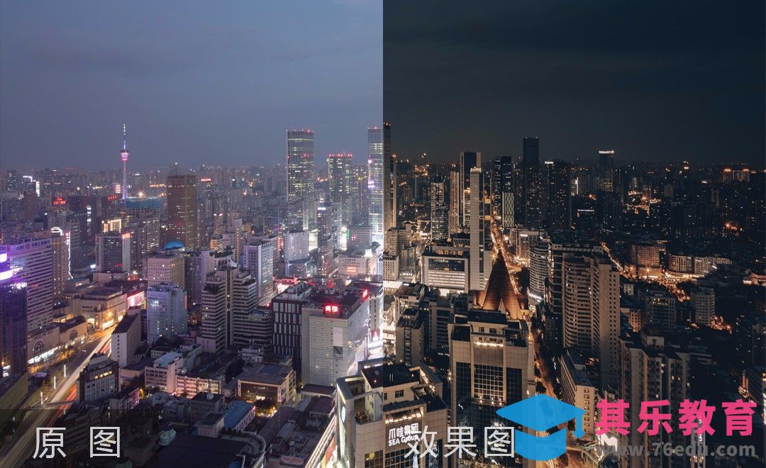 LR-简单几步教你调出电影城市夜景照片[虎课网手机摄影入门视频教程][MP4产品摄影教程全集 ]-第1张图片-我要自学网