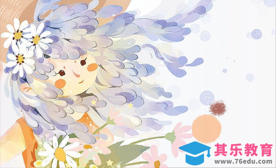 PS-小清新插画-少女与鲜花[虎课网绘画插画视频教程][ipad商业插画MP4教程全集 ]-第1张图片-我要自学网