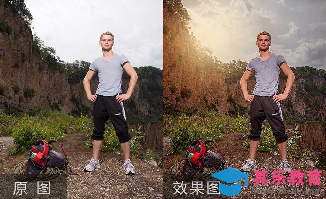 PS-欧美男士风光片后期教程[虎课网手机摄影入门视频教程][MP4产品摄影教程全集 ]-第1张图片-我要自学网