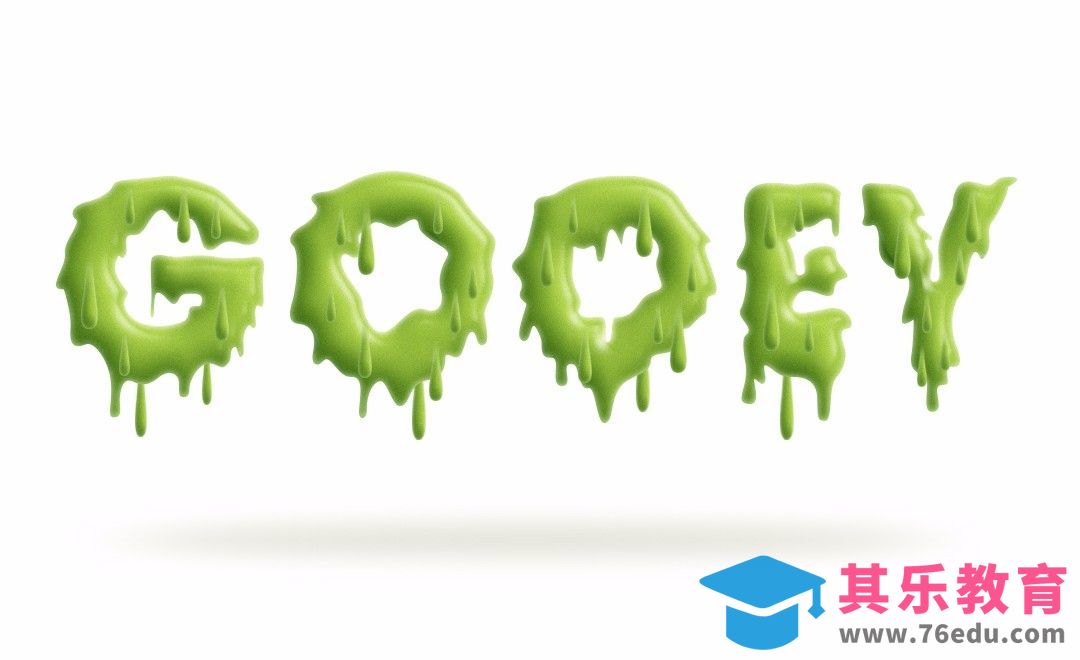 PS-融化效果字母GOOEY[虎课网平面设计视频教程][字体设计教程MP4高清全集 ]-第1张图片-我要自学网