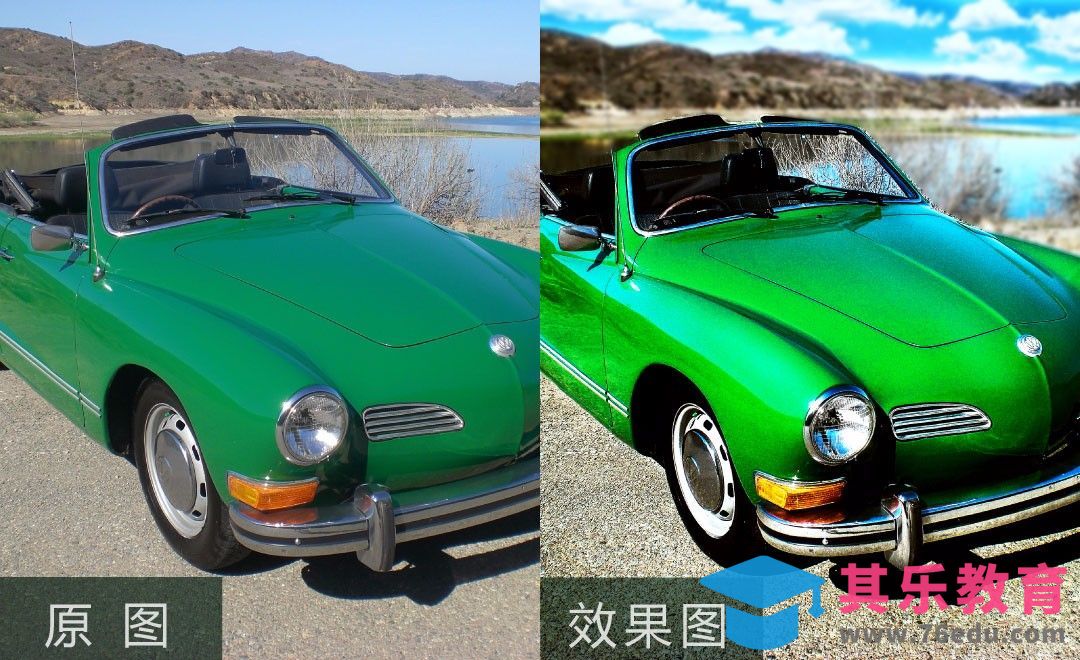 PS-HDR打造复古汽车 杂志大片这样调[虎课网手机摄影入门视频教程][MP4产品摄影教程全集 ]-第1张图片-我要自学网