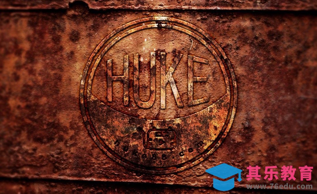 AI+PS-铁锈字样机[虎课网平面设计视频教程][字体设计教程MP4高清全集 ]-第1张图片-我要自学网