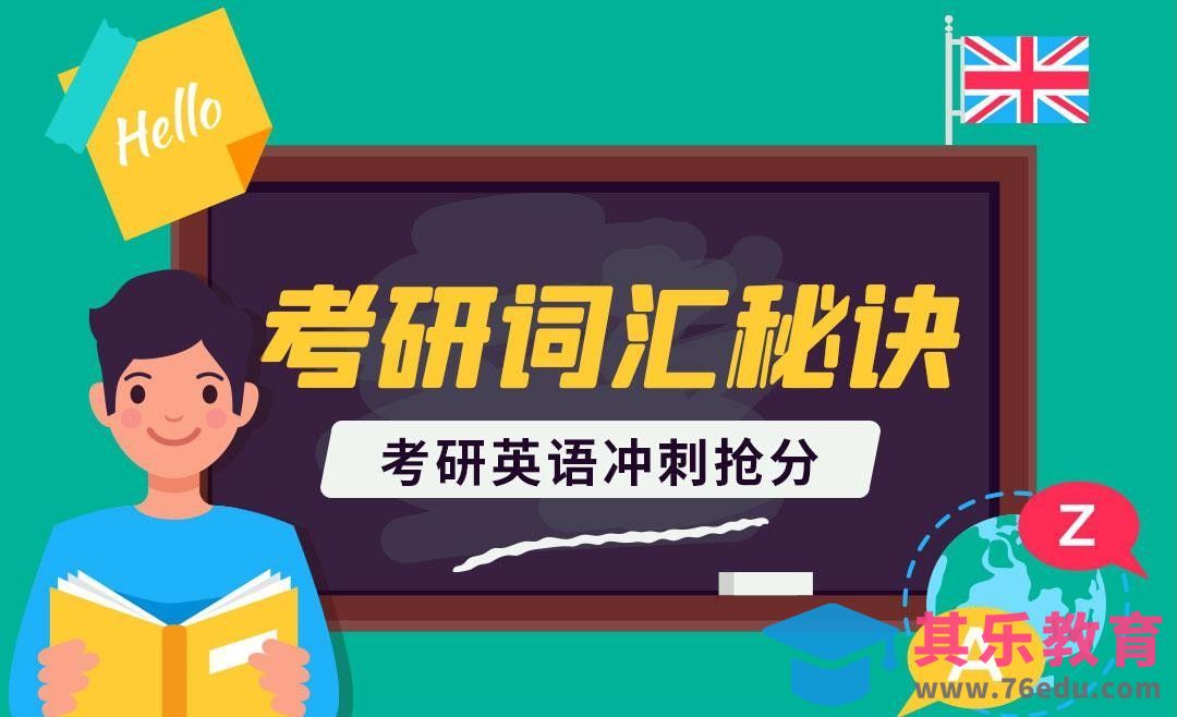 考研词汇终极秘诀-考研英语冲刺抢分[虎课网最新视频教程][兴趣生活教程全集MP4 ]-第1张图片-我要自学网