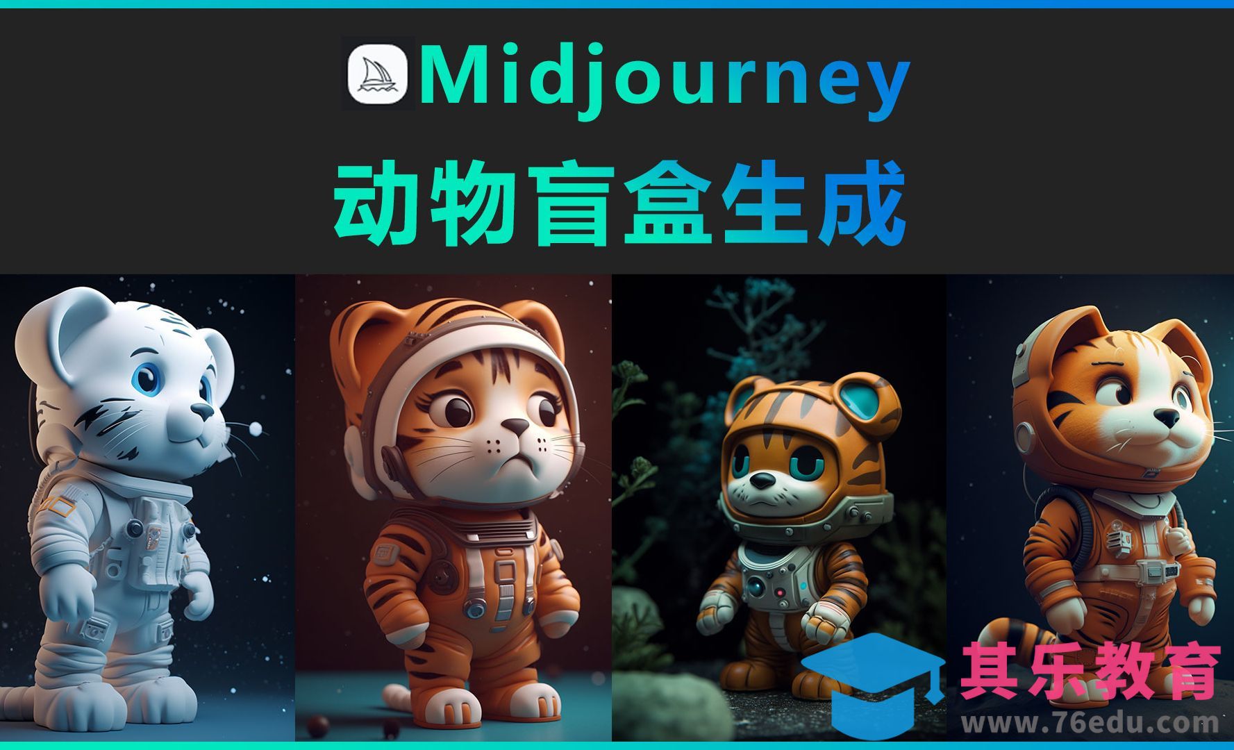 Midjourney-盲盒生成[虎课网AICG人工智能视频教程][MP4高清全集 ]-第1张图片-我要自学网